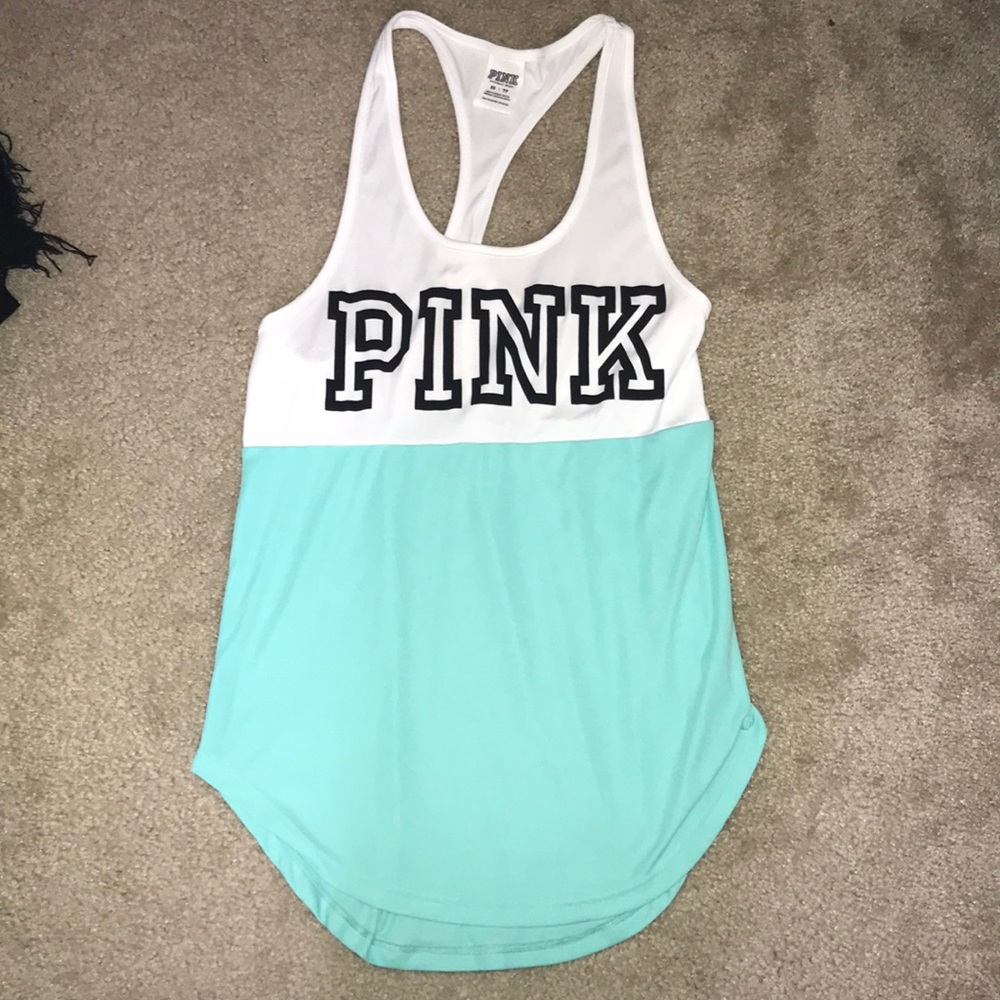 Victoria’s Secret Pink racer back dri-fit tank top